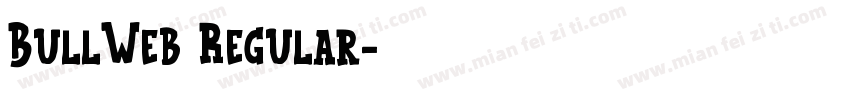 BullWeb Regular字体转换